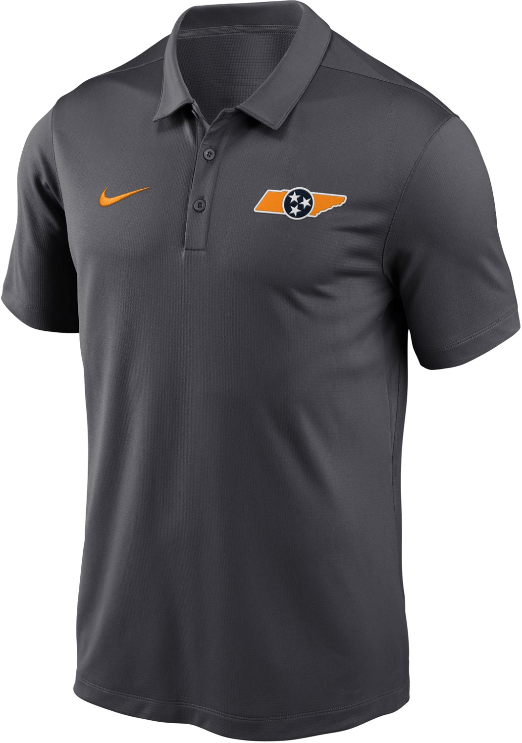Nike Men's Tennessee Smokey Grey Pack Short Sleeve Polo - view number 2