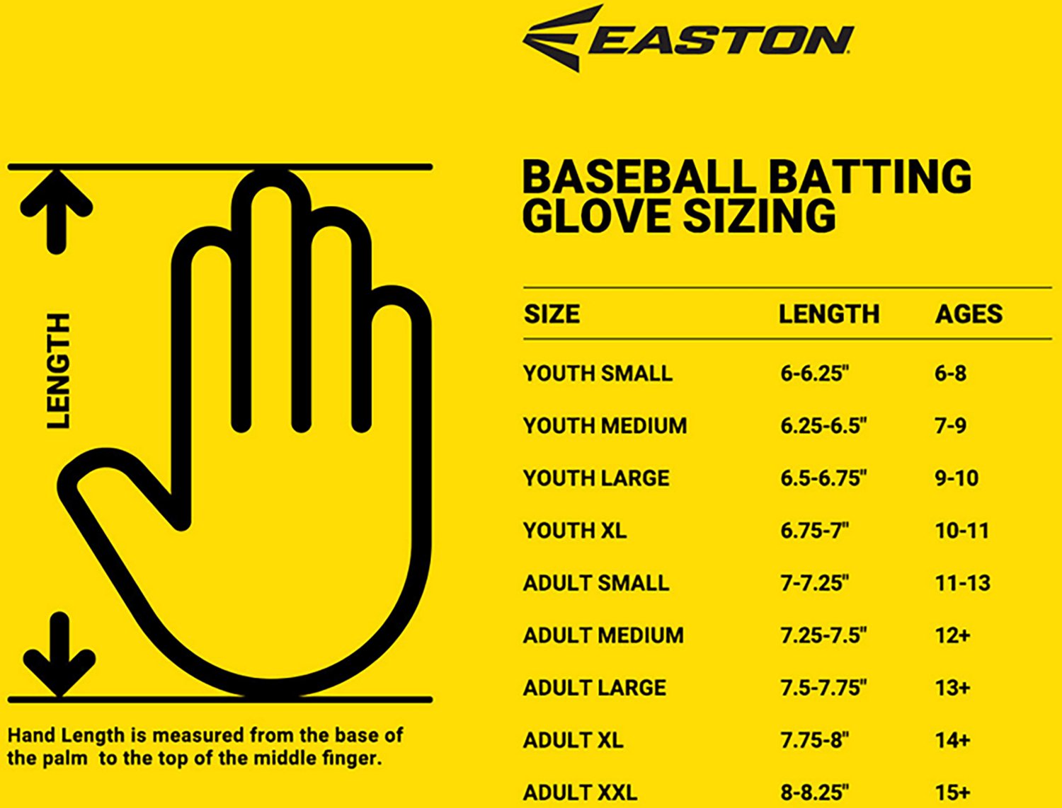 EASTON 11.5 in Adults' Mav GT Locked-In Batting Gloves                                                                           - view number 3