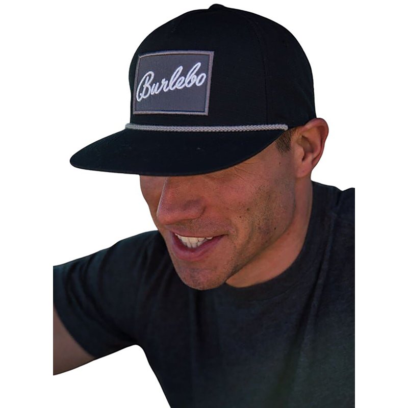 BURLEBO Men's Patch Cap Black - Men's Hunting/Fishing Headwear at Academy Sports