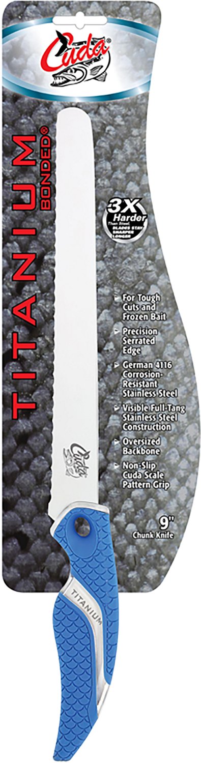 Cuda 9 in TI-Bonded Serrated Chunk Knife - view number 5