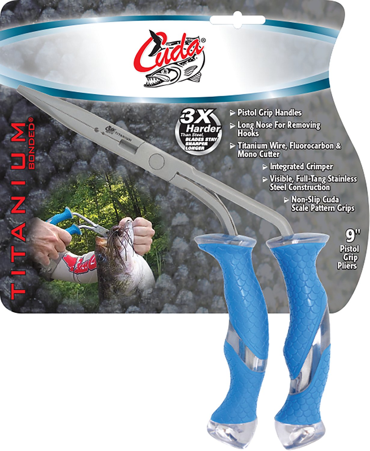 Cuda 9 in TI Pistol Grip Pliers - view number 6