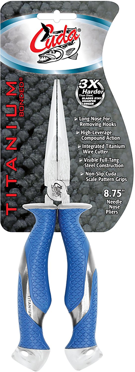 Cuda 8.75 in TI Needle Nose Pliers - view number 4