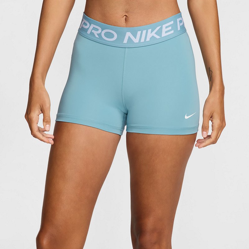 Nike Women's Pro 365 Shorts 3 in Dark Turquoise, Small - Women's Athletic Performance Bottoms at Academy Sports