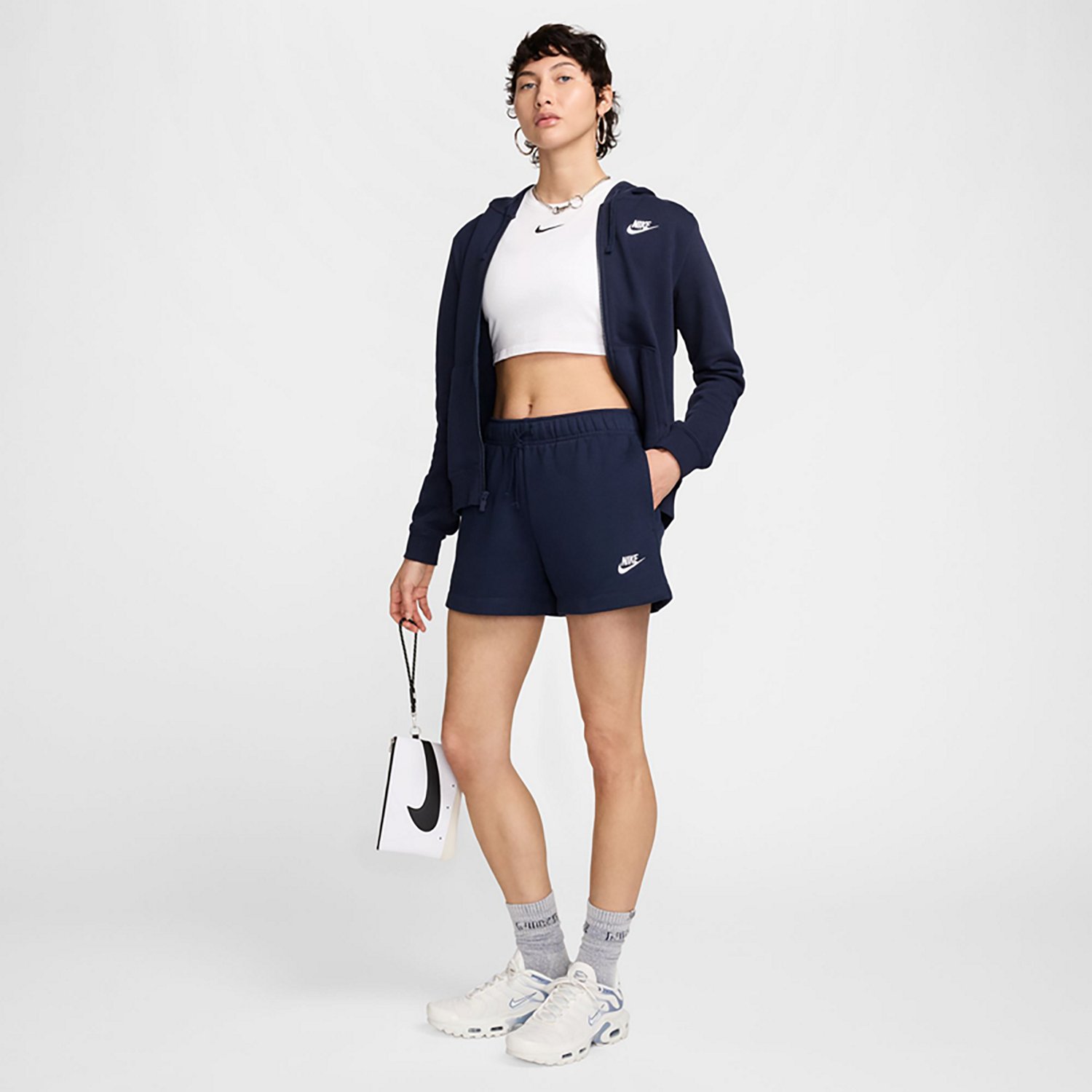Nike Women's Club Fleece Shorts                                                                                                  - view number 5