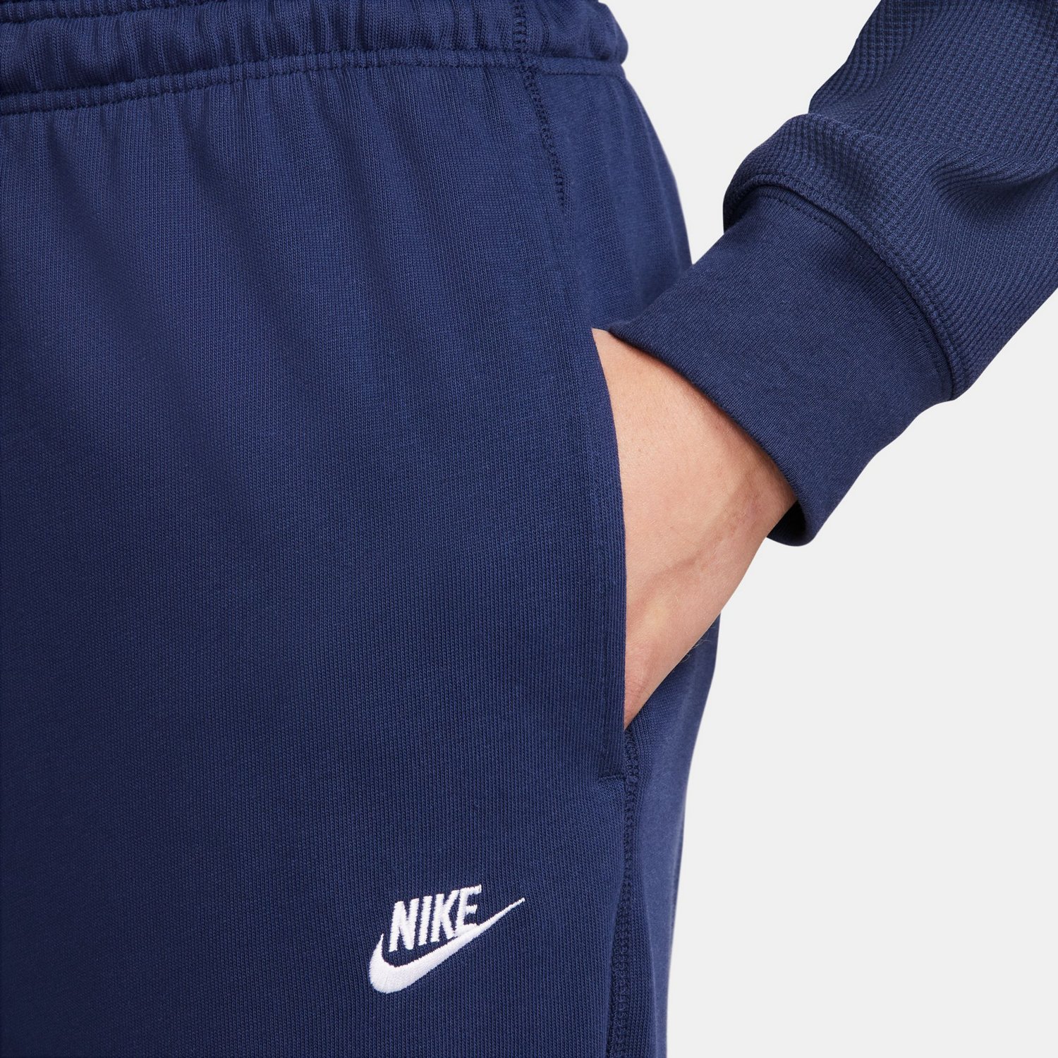 Nike Men's Nike Sportswear Club Knit Open-Hem Pants - view number 3