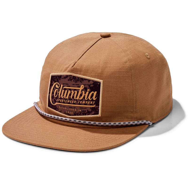 Columbia Sportswear Ratchet Strap Patch Cap Brown - Men's Hunting/Fishing Headwear at Academy Sports