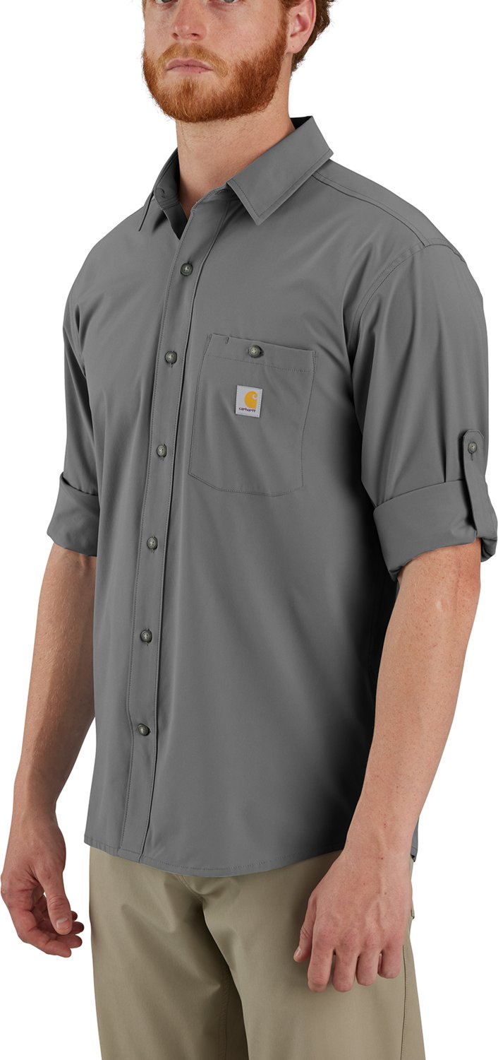 Carhartt Men's Force Sun Defender Button Down Shirt                                                                              - view number 2