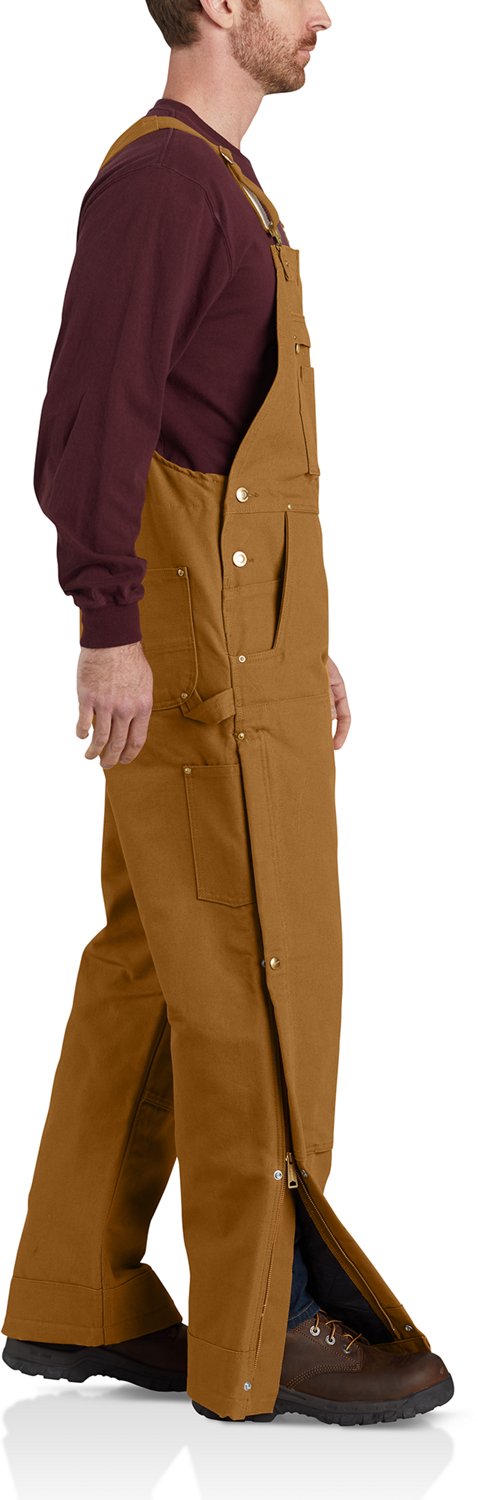 Carhartt Men's Duck Insulated Bib Overalls - view number 2