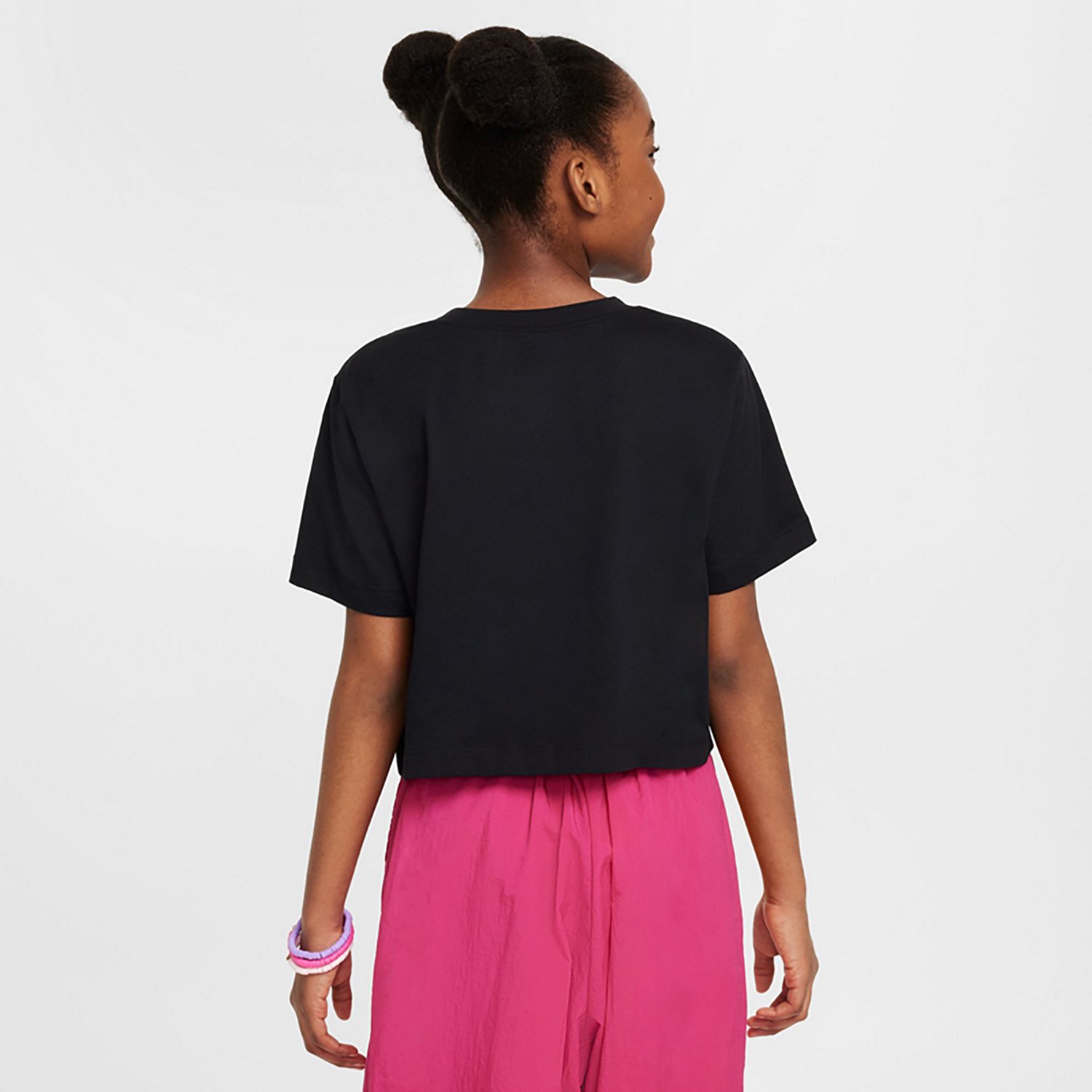 Nike Girls' Cropped Futura HBR T-shirt - view number 2