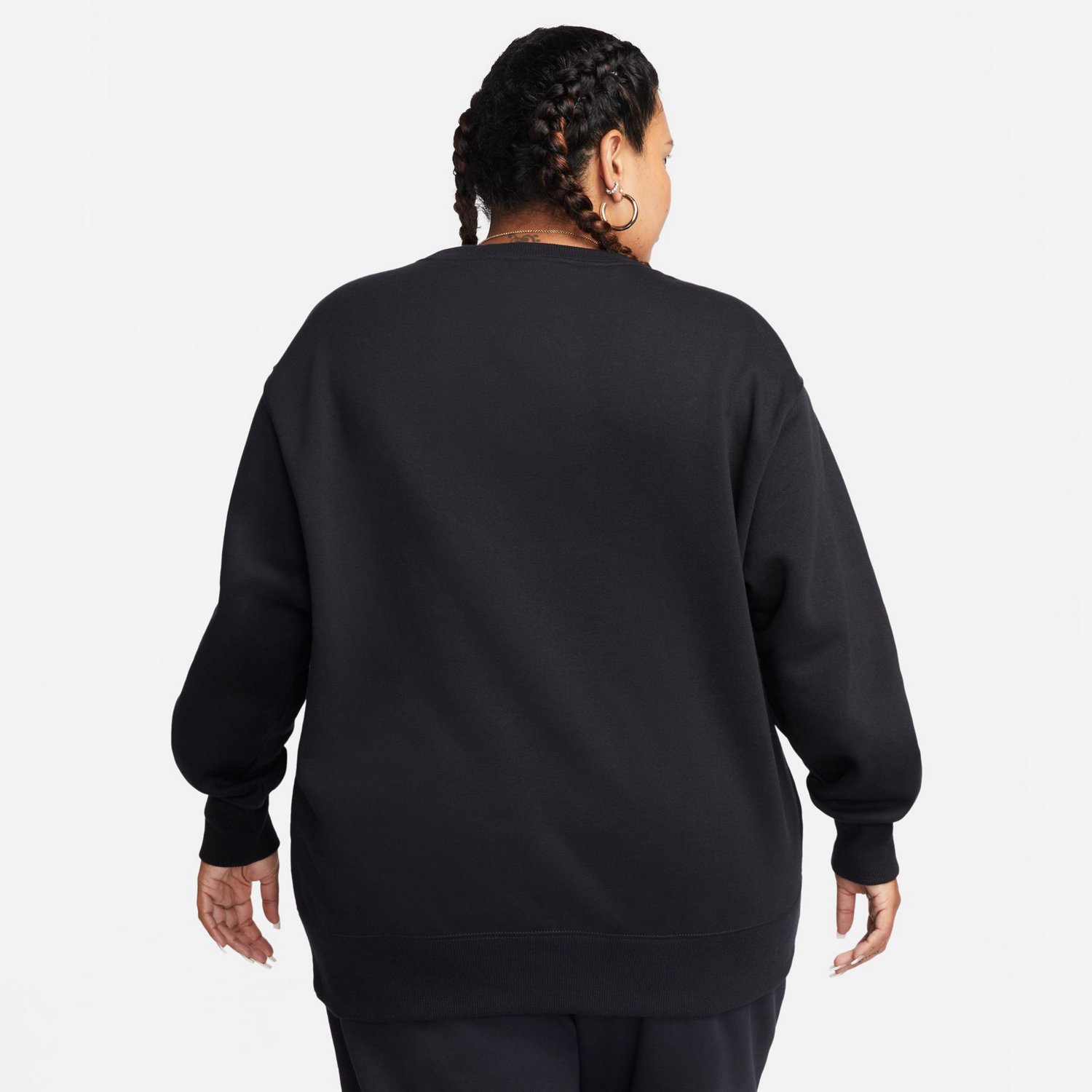 Nike Women's Phoenix Fleece Oversized Crew-Neck Sweatshirt                                                                       - view number 2