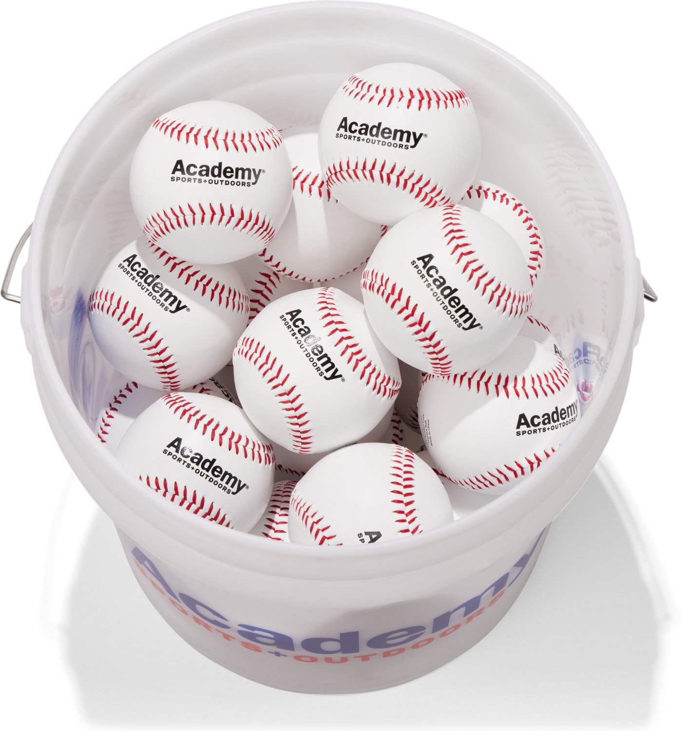 Academy Sports + Outdoors Practice Baseballs Bucket 24 Pack - view number 2
