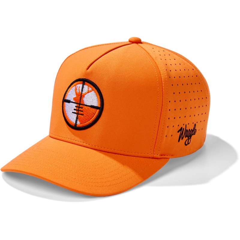Waggle Men's Blaze Hat Orange - Men's Athletic Performance Tops at Academy Sports