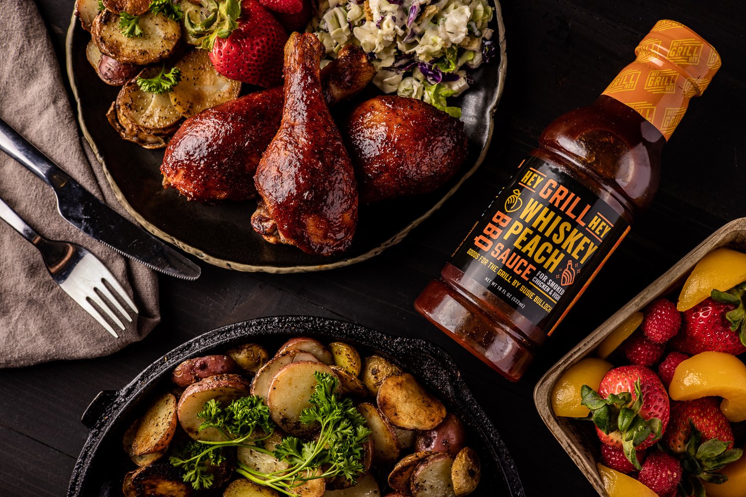 Hey Grill Hey Whiskey Peach BBQ Sauce - view number 3