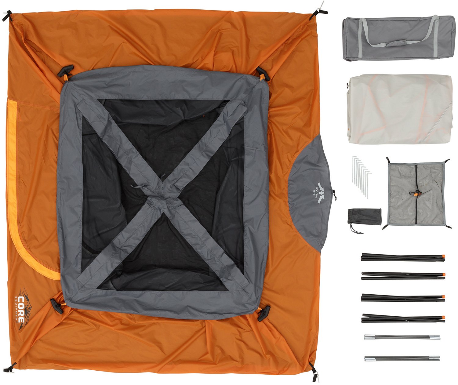 CORE Equipment 4 Person Straight Wall Cabin Tent                                                                                 - view number 8