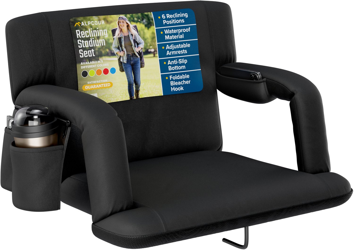Alpcour Extra-Wide Reclining Stadium Seat - view number 2