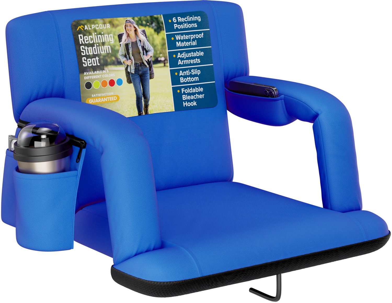 Alpcour Extra-Wide Reclining Stadium Seat - view number 2