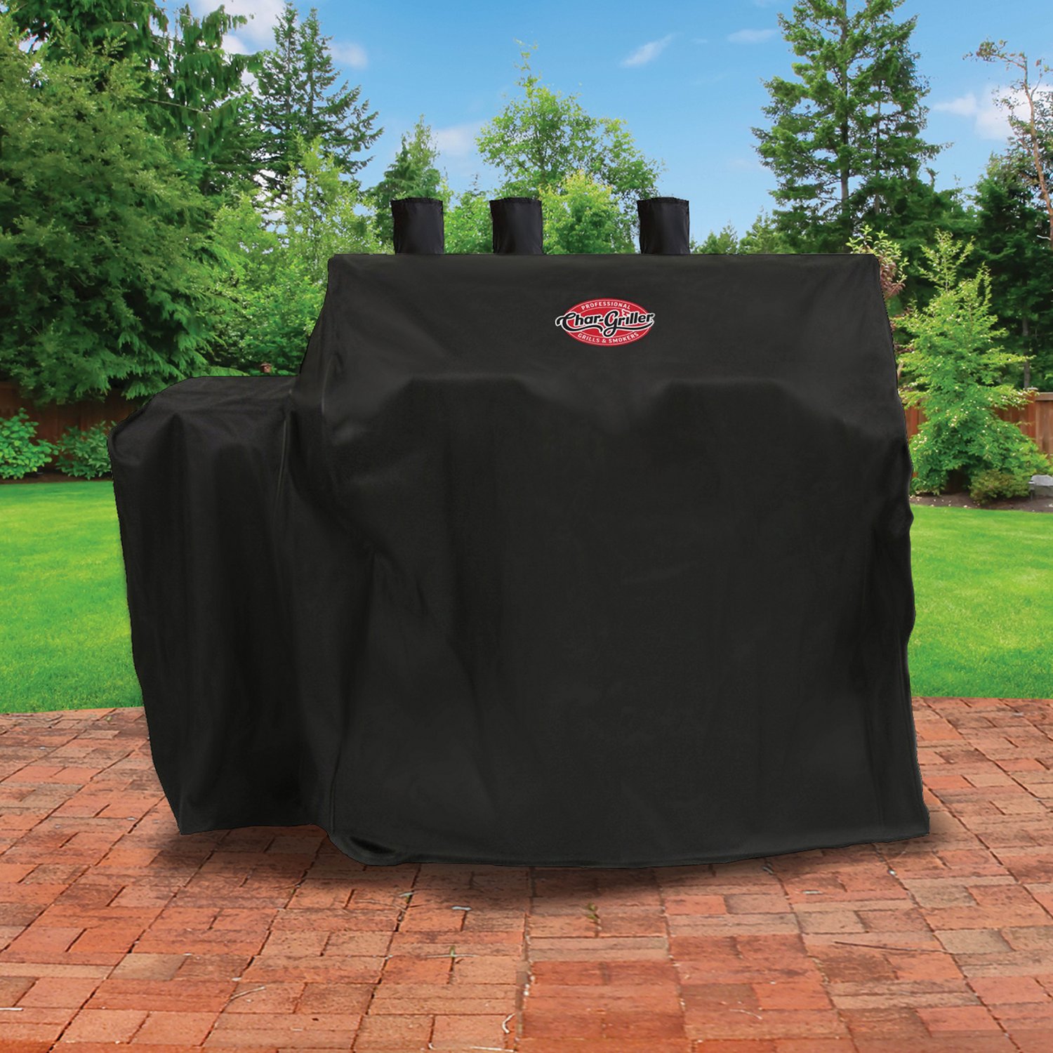 Char-Griller Dual Function Gas and Charcoal Grill Cover - view number 2