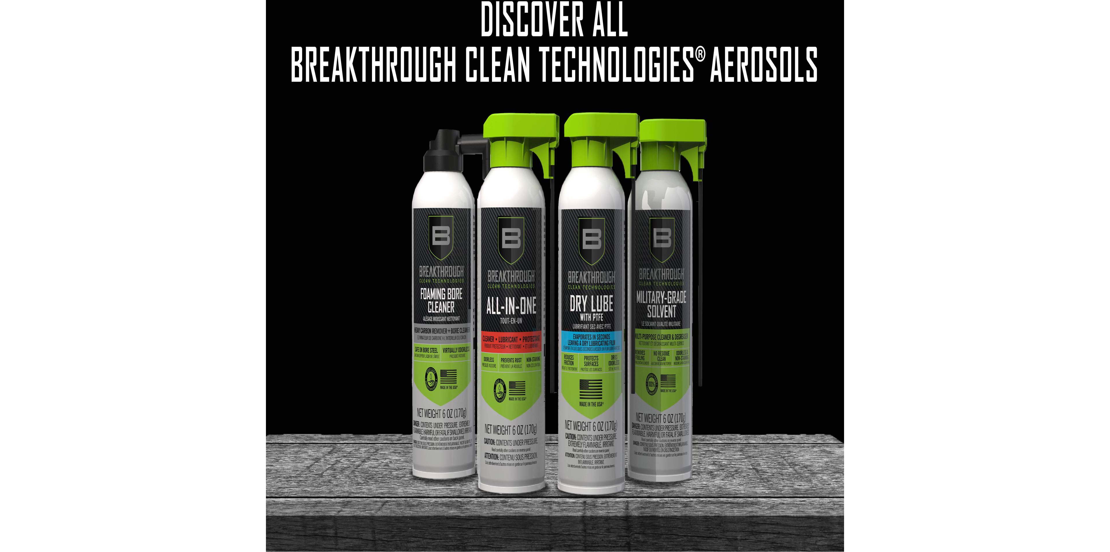 Allen Company Breakthrough Military Grade Solvent 6 oz Aerosol