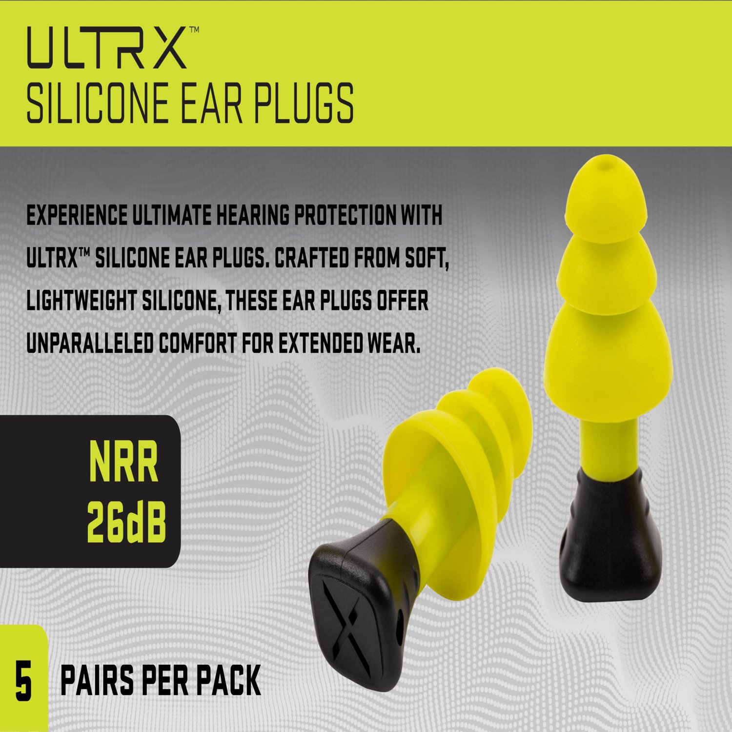 Allen Company ULTRX Silicone Ear Plugs 5-Pack - view number 7