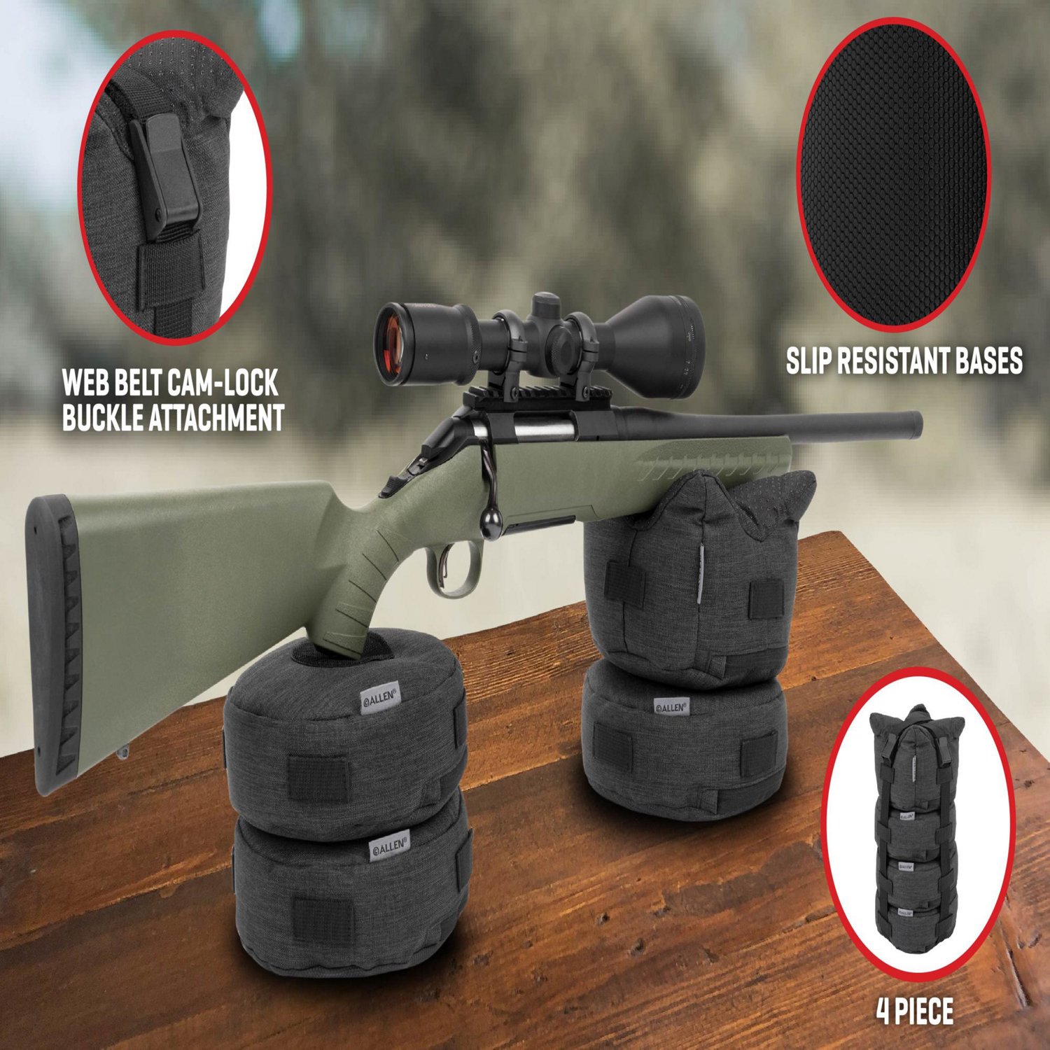 Allen Company Eliminator Stacker Shooting Bags