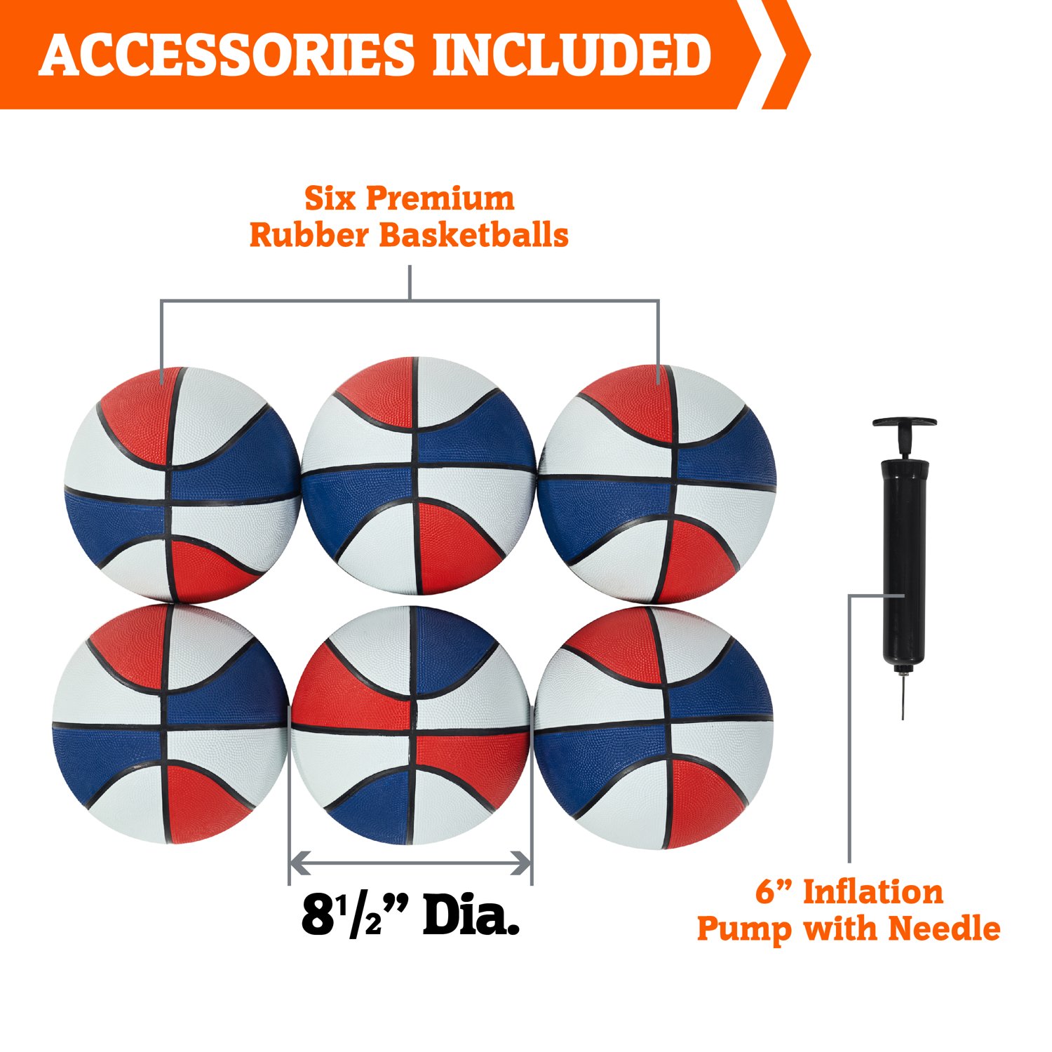 Hall of Games Indoor Steel Frame Arcade Basketball Game