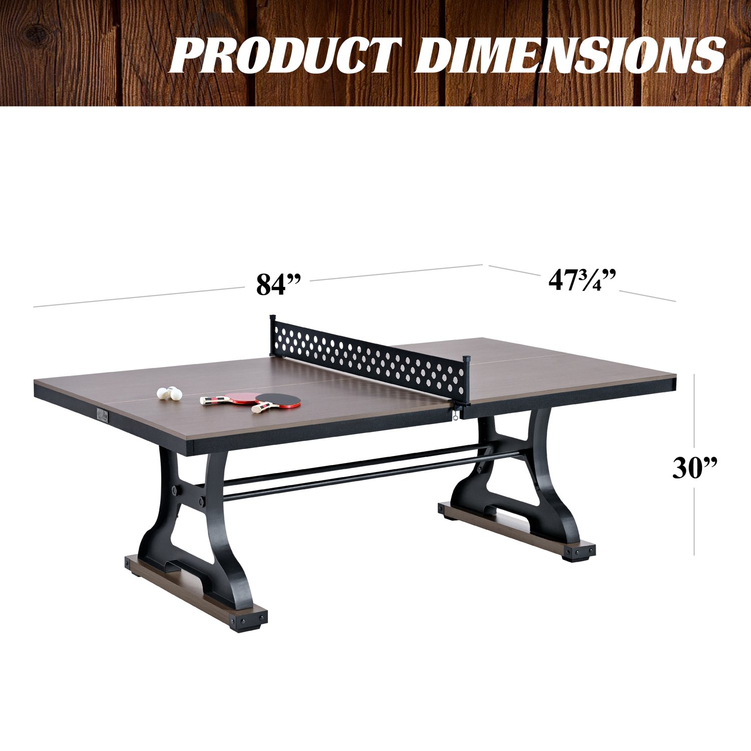 Hall of Games Coventry 2-in-1 7 ft Table Tennis Table                                                                            - view number 2