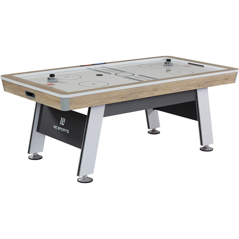 MD Sports Hinsdale Air Powered Hockey Table White/Gray - Billiards And Table Tennis at Academy Sports