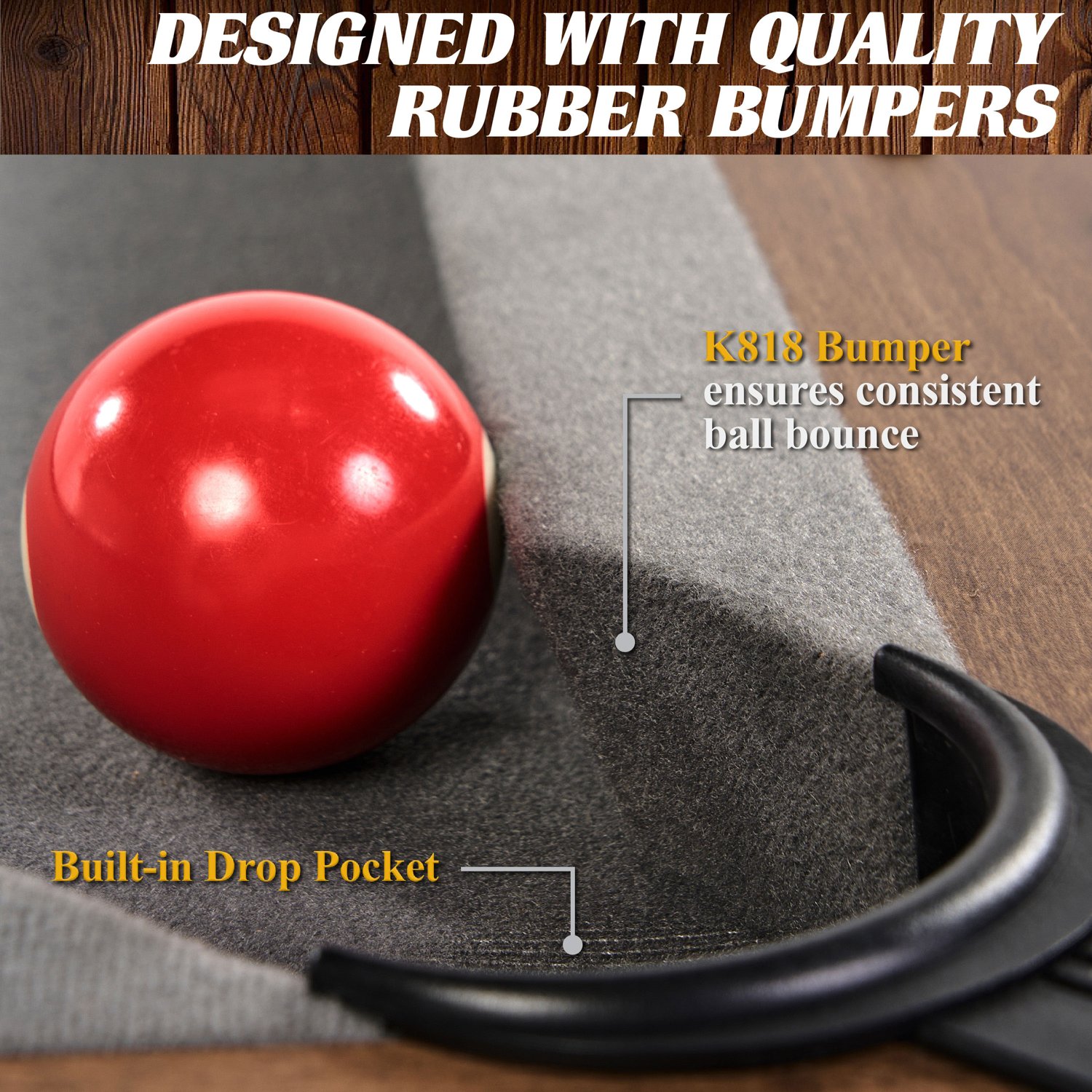 Barrington Billiards Urban Drop Pocket 5.5 ft Pool Table
