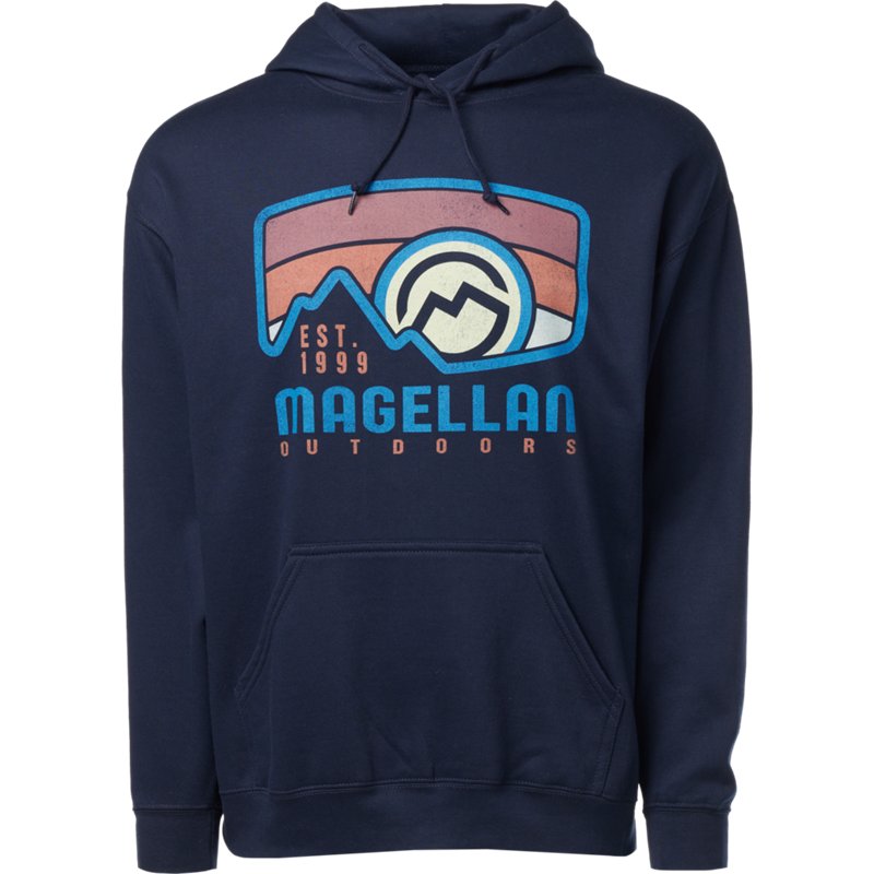 Magellan Outdoors Men's Hoodie Scape Horizon Navy Blue, Medium - Men's Longsleeve Outdoor Tops at Academy Sports