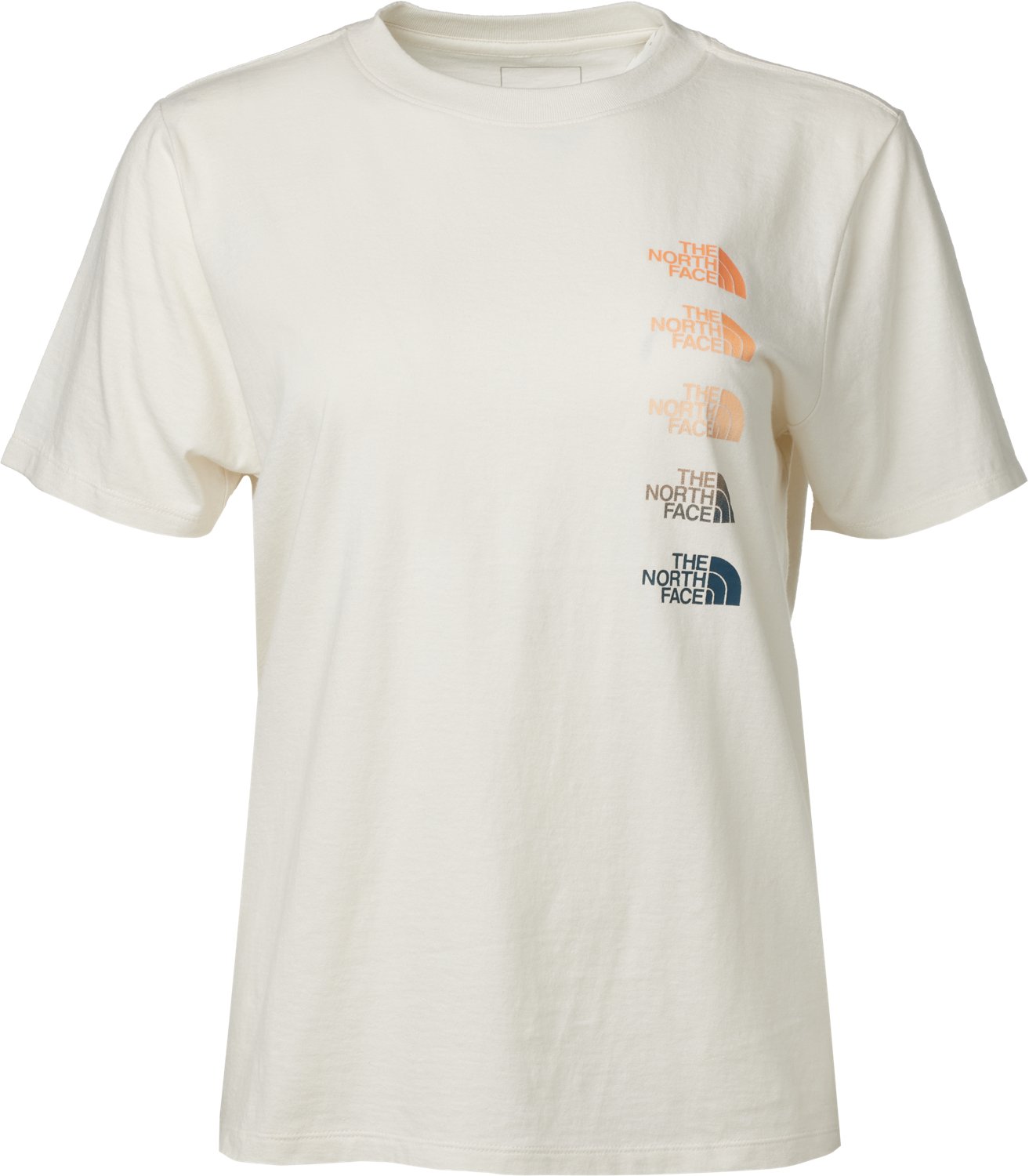 The North Face Women's Faded Vertical Logo Graphic T-shirt - view number 2