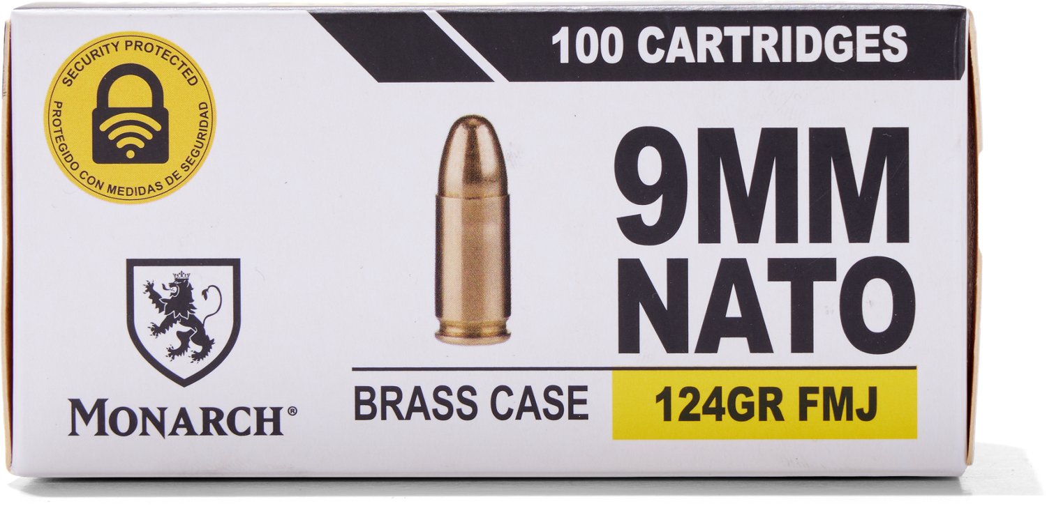 Monarch 9mm NATO 124-Grain Ammunition - 100 Rounds - view number 2