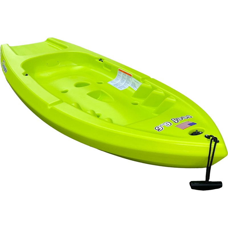 Sun Dolphin Reef 6 ft 6 in Sit On Kayak Bright Green - Canoes/Kayaks/Sm Boats at Academy Sports