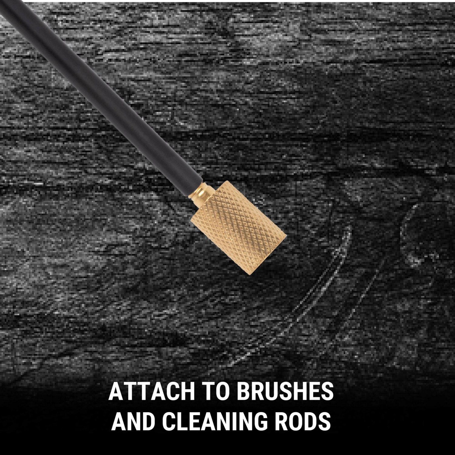 Breakthrough Clean Technologies #8-32 Male with #5/16-27 Female Brass Shotgun Rod Adapter                                        - view number 6