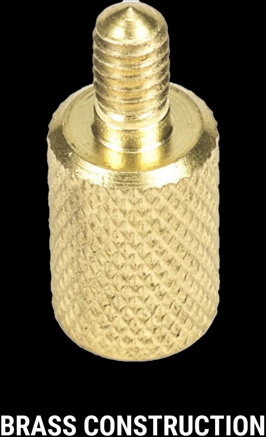 Breakthrough Clean Technologies #8-32 Male with #5/16-27 Female Brass Shotgun Rod Adapter                                        - view number 7