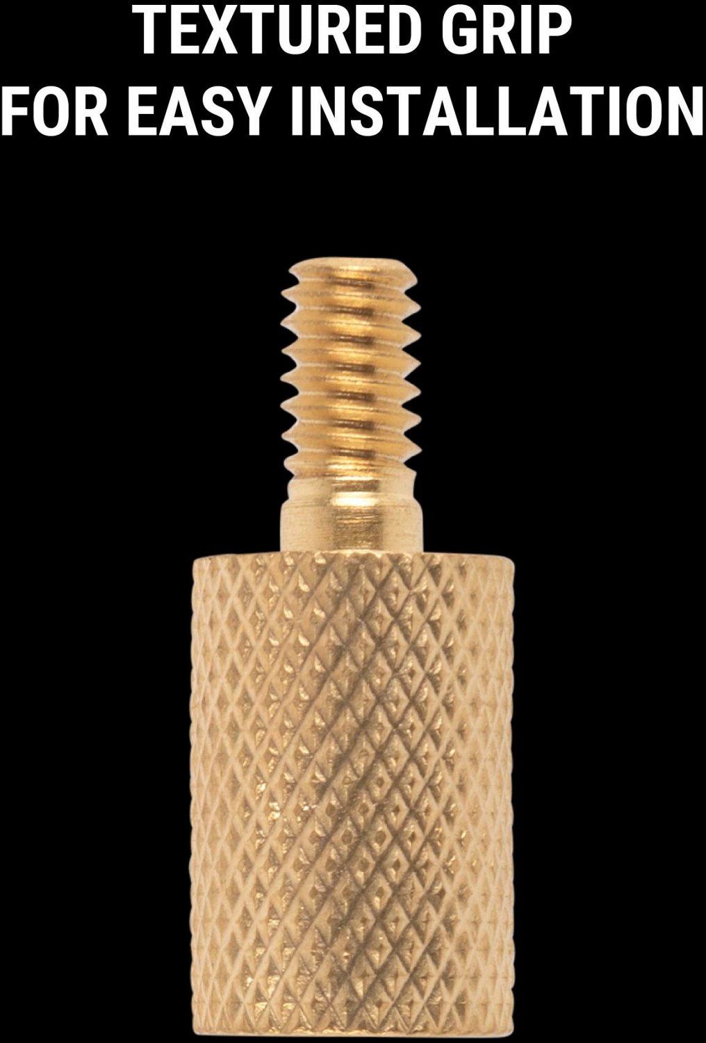 Breakthrough Clean Technologies #8-32 Male with #5/16-27 Female Brass Shotgun Rod Adapter                                        - view number 8