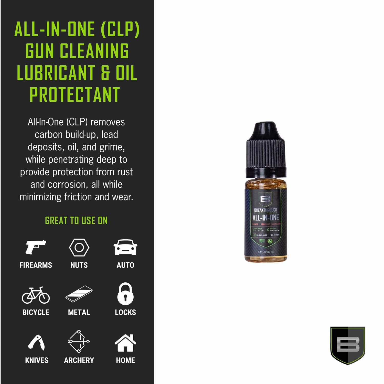 Breakthrough Clean All-in-One (CLP) Cleaner for Handguns and Rifles                                                              - view number 3