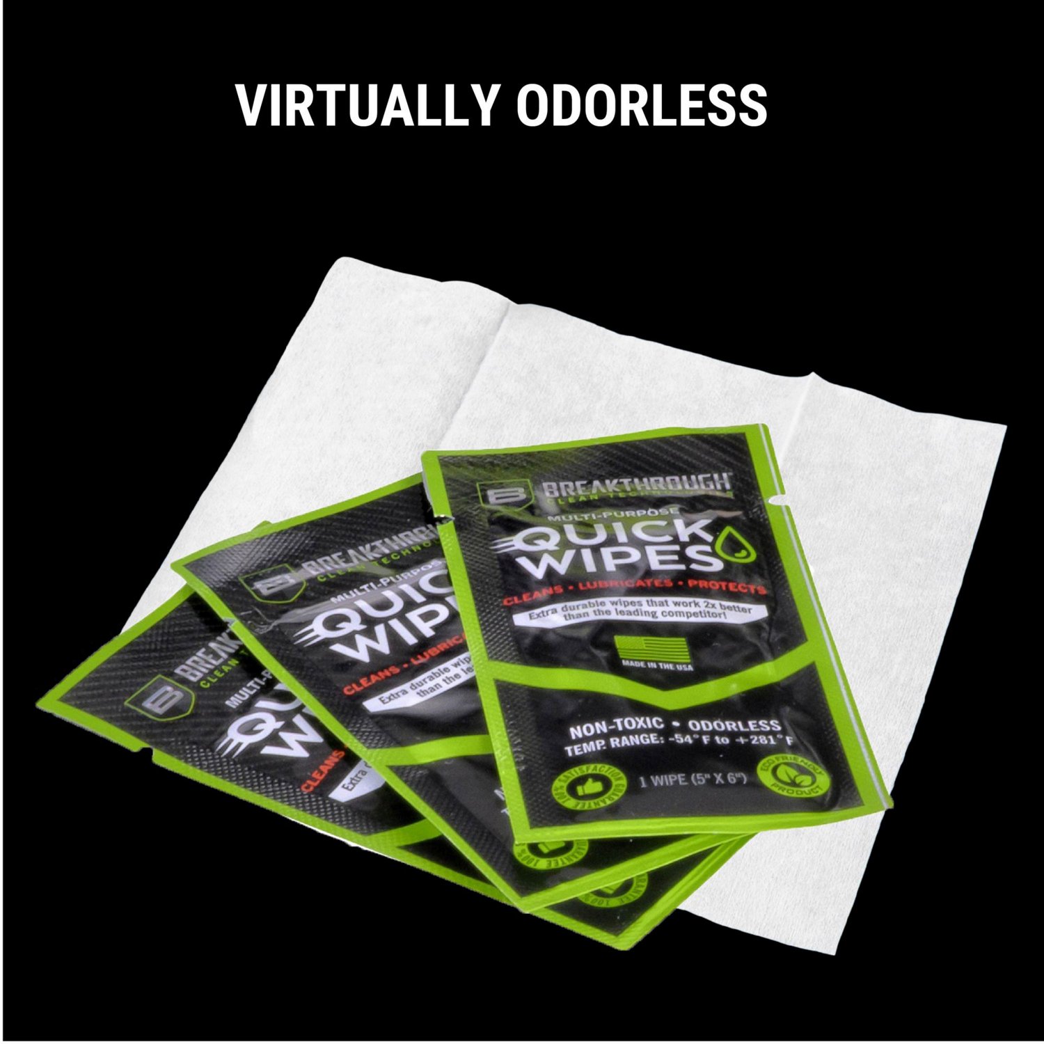Breakthrough Clean Technologies 5 in x 6 in Multi-Purpose CLP Quick Wipes 12-Pack - view number 7