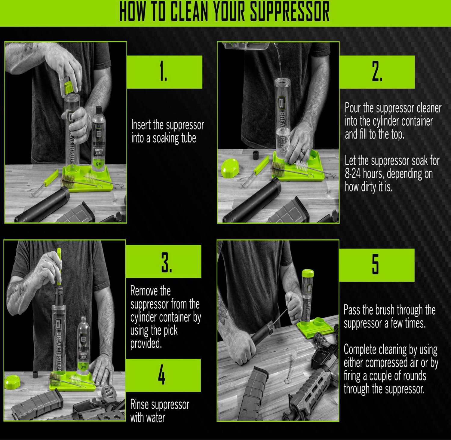 Breakthrough Clean Technologies 16 oz Suppressor Cleaning Kit - view number 8