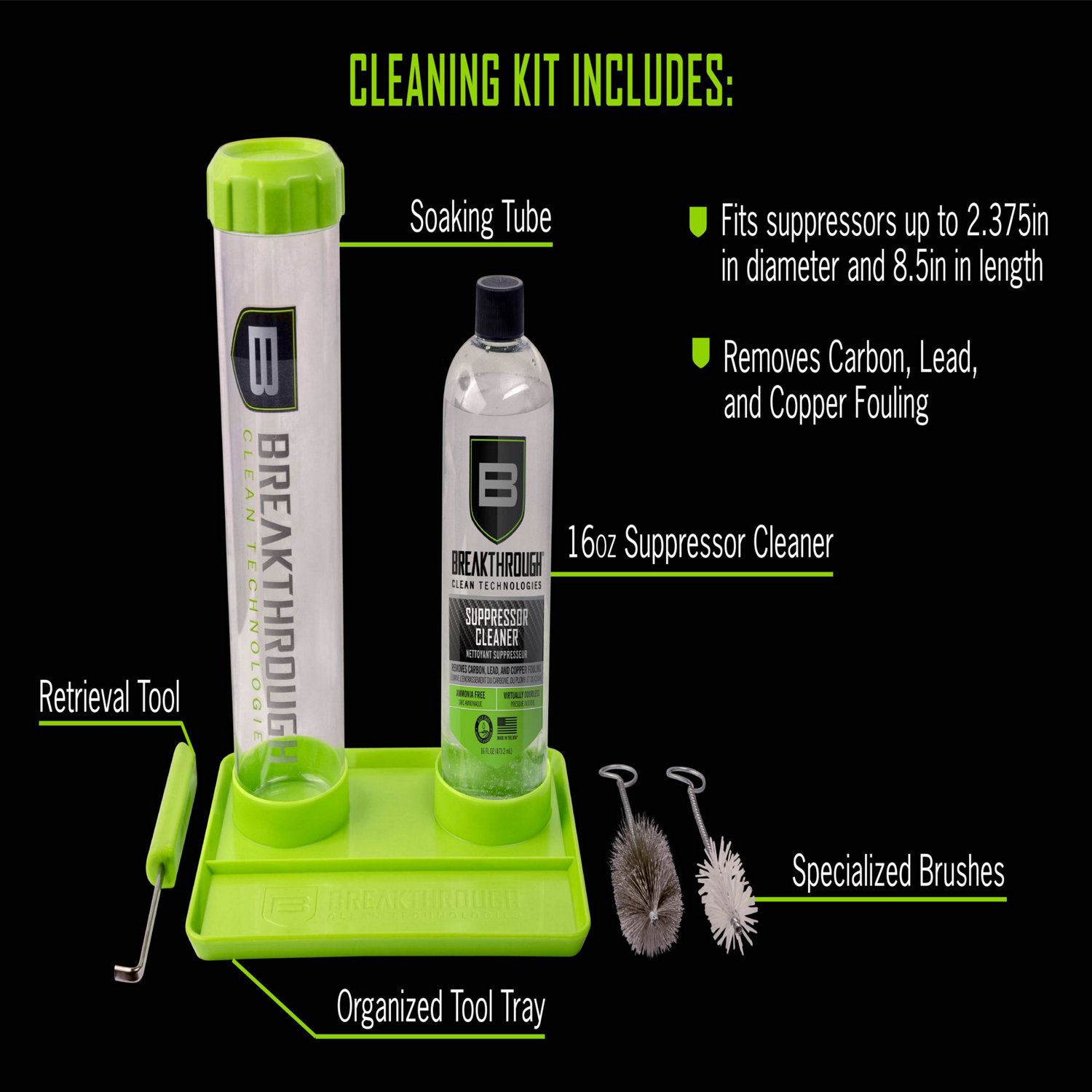 Breakthrough Clean Technologies 16 oz Suppressor Cleaning Kit - view number 7