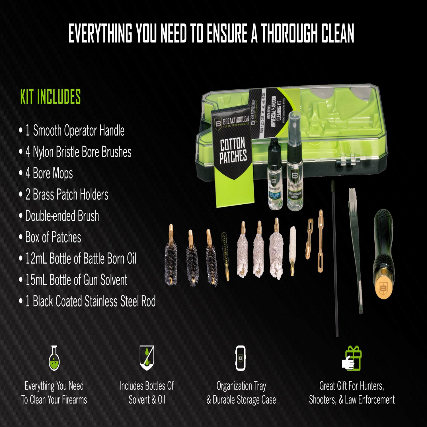Breakthrough Clean Technologies Vision Series Universal Handgun Cleaning Kit                                                     - view number 4