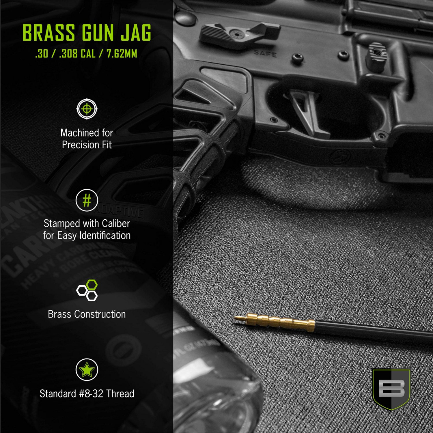 Breakthrough Clean Technologies .30, .308 Caliber and 7.62mm Brass Jag                                                           - view number 4