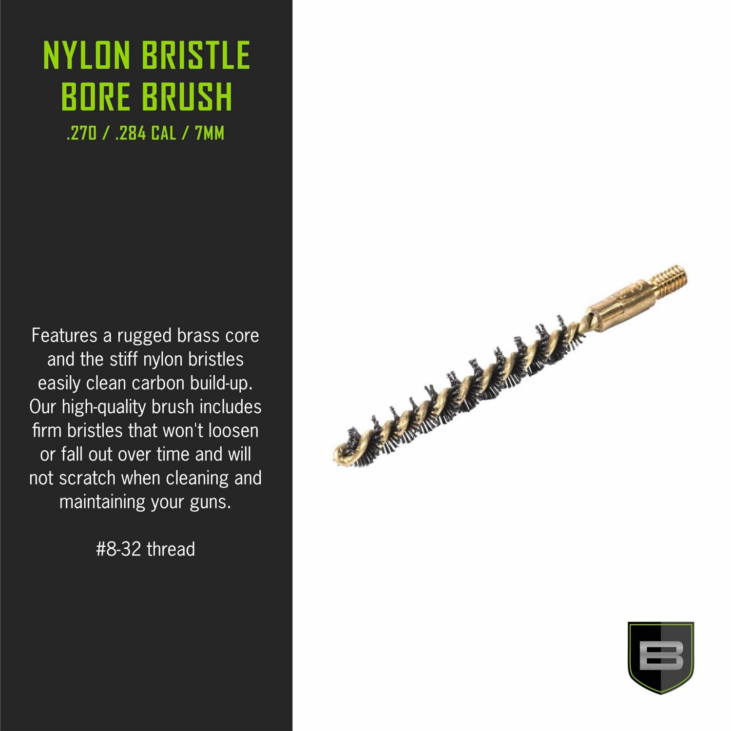 Breakthrough Clean Technologies .270, .284 Caliber and 7mm Nylon Bristle Bore Brush                                              - view number 3