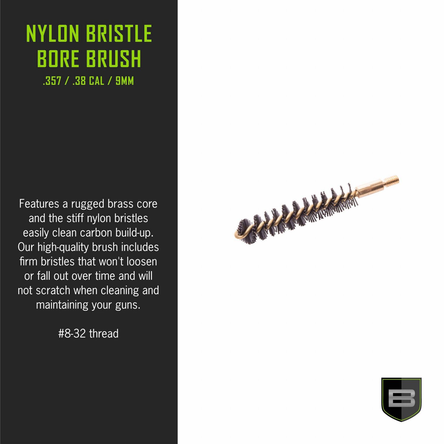 Breakthrough Clean Technologies .357, .38 Caliber and 9mm Nylon Bristle Bore Brush                                               - view number 3