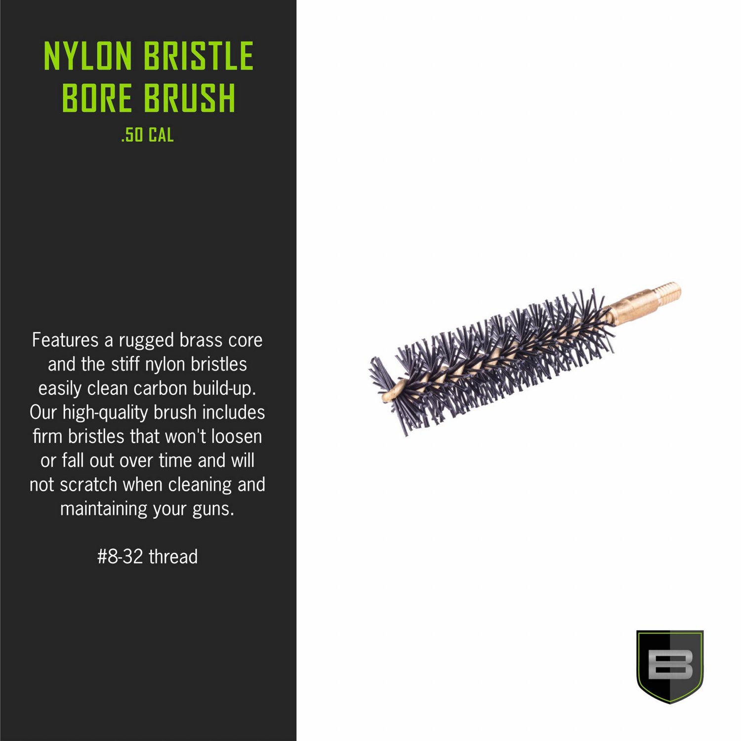 Breakthrough Clean Technologies .50 Caliber Nylon Bristle Bore Brush                                                             - view number 3