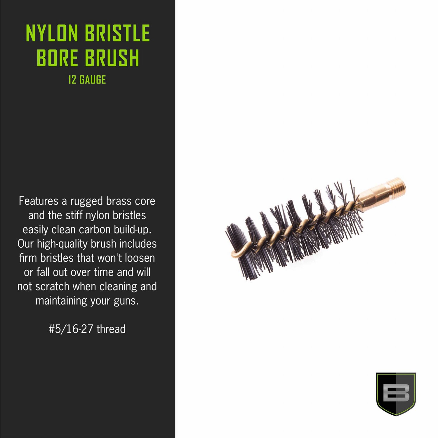 Breakthrough Clean Technologies 12 Gauge Nylon Bristle Bore Brush                                                                - view number 3