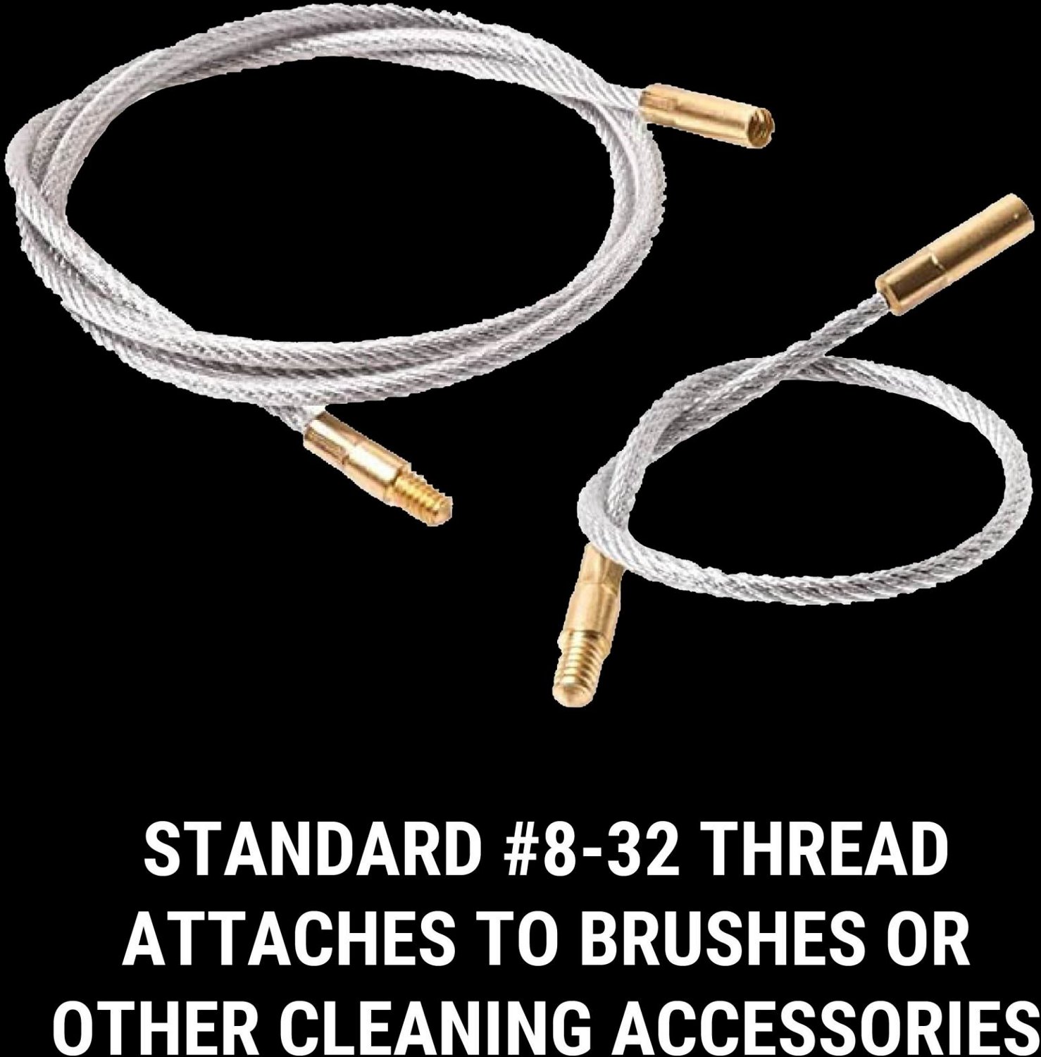 Breakthrough Clean Technologies 8 in and 33 in L Nylon Coated Steel Cable Set                                                    - view number 4