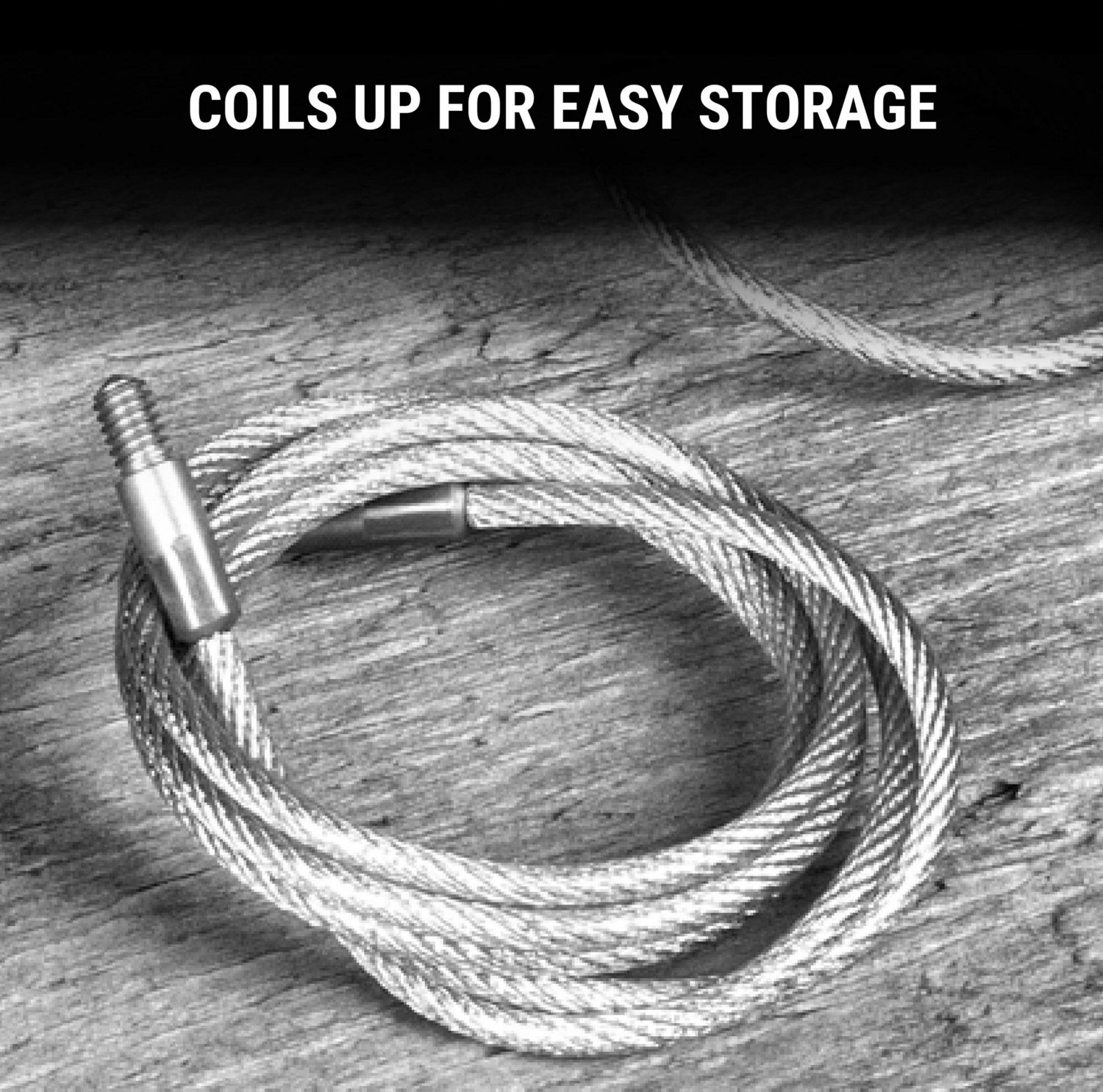 Breakthrough Clean Technologies 8 in and 33 in L Nylon Coated Steel Cable Set                                                    - view number 5