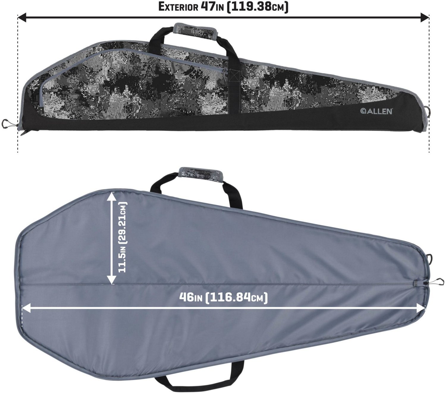 Allen Company Rangely 46 in Veil Digi Squall Rifle Case - view number 2