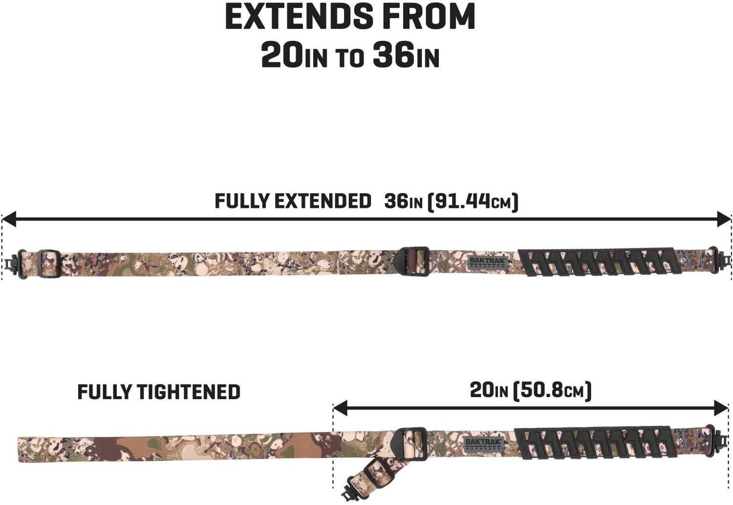 Allen Company Veil Terrain Trak Traction Web Rifle Sling with Swivels                                                            - view number 2