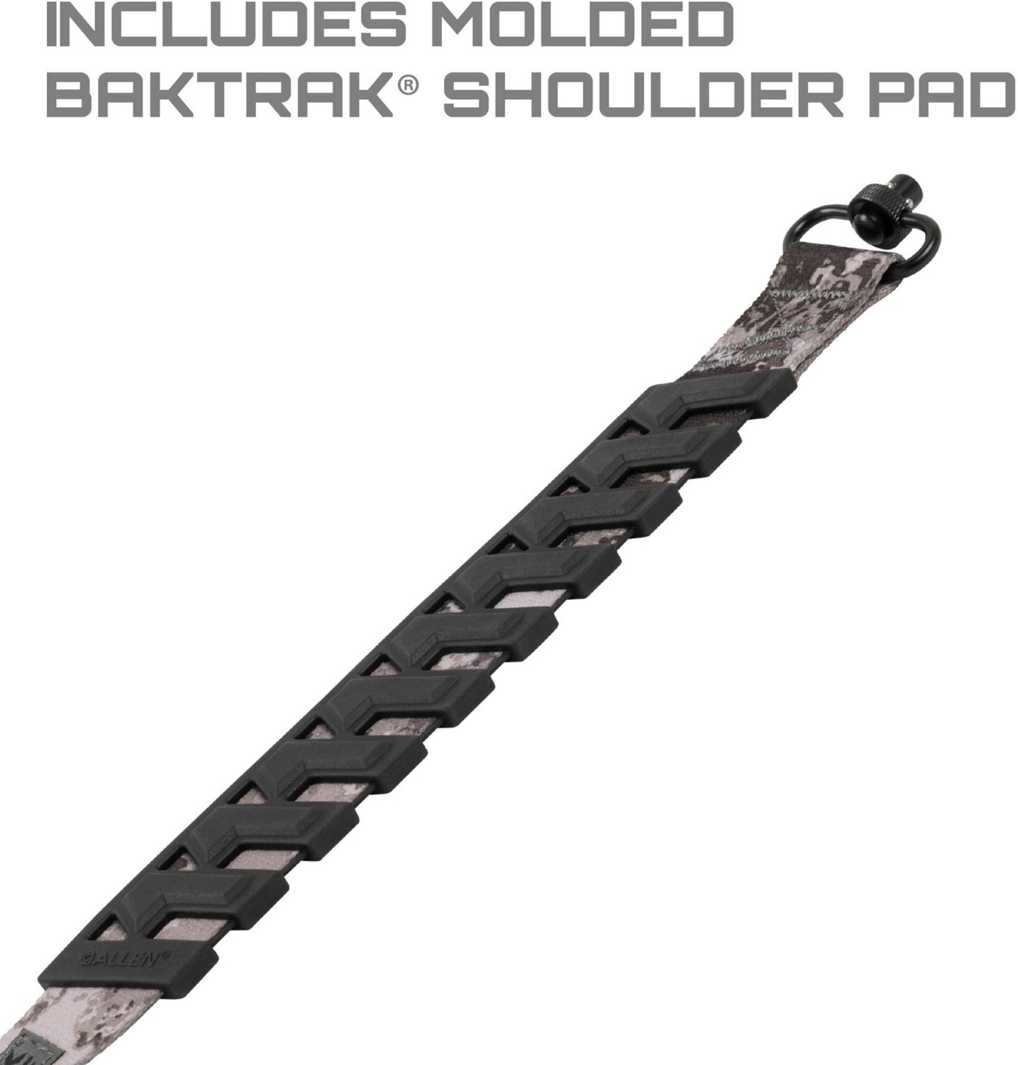 Allen Company Veil Tac Gray Trak Traction Web Rifle Sling with Quick Detach Swivels - view number 5